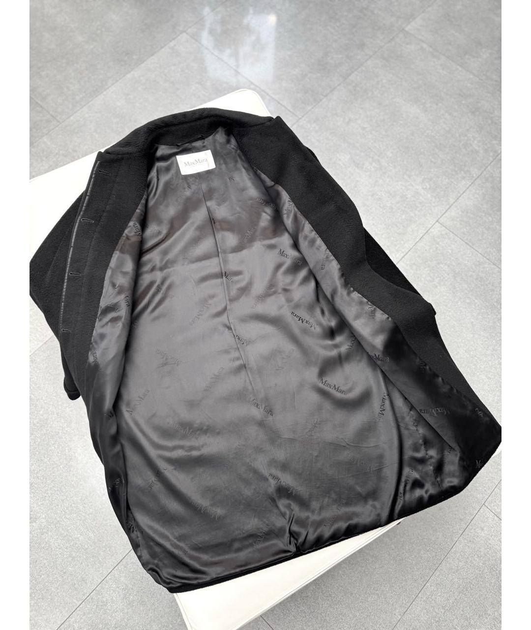 MAX MARA Черное шерстяное пальто, фото 6