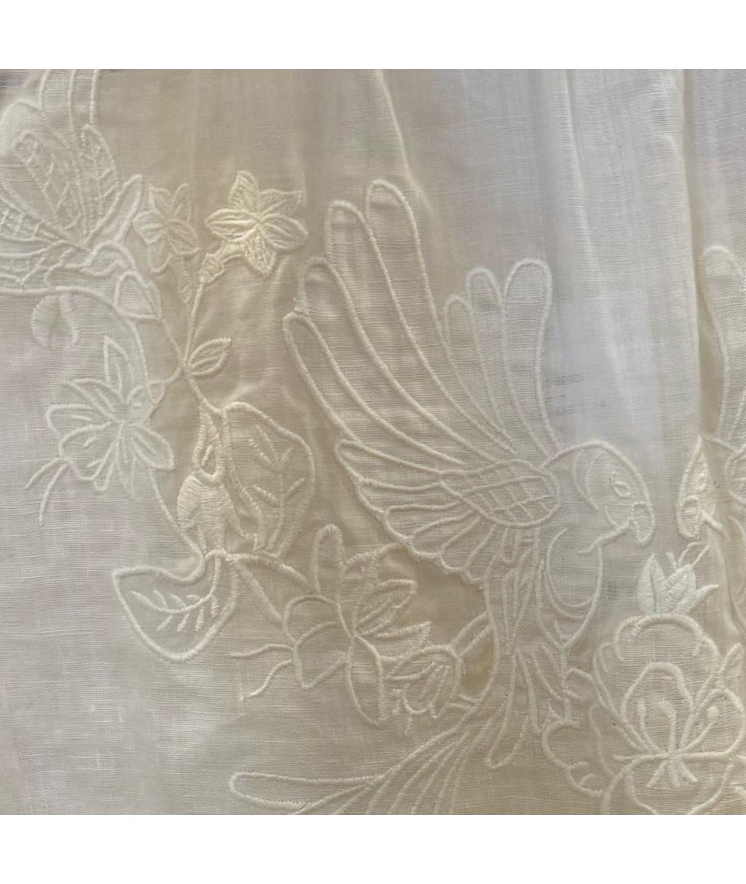 ZIMMERMANN Бежевая льняная блузы, фото 4