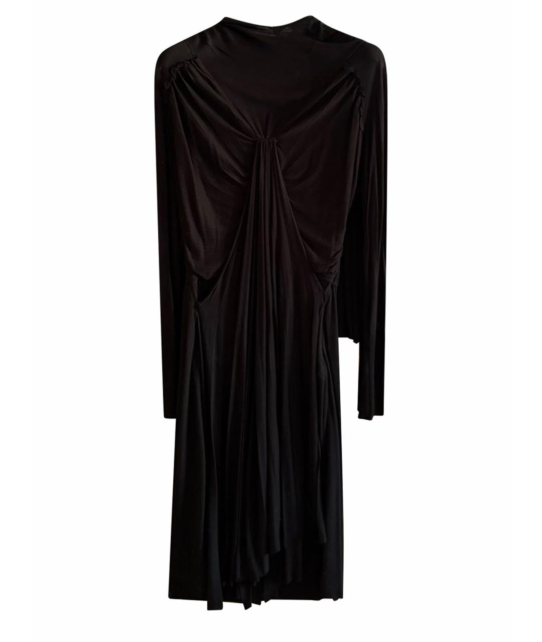 GIVENCHY Черное вискозное вечернее платье, фото 1