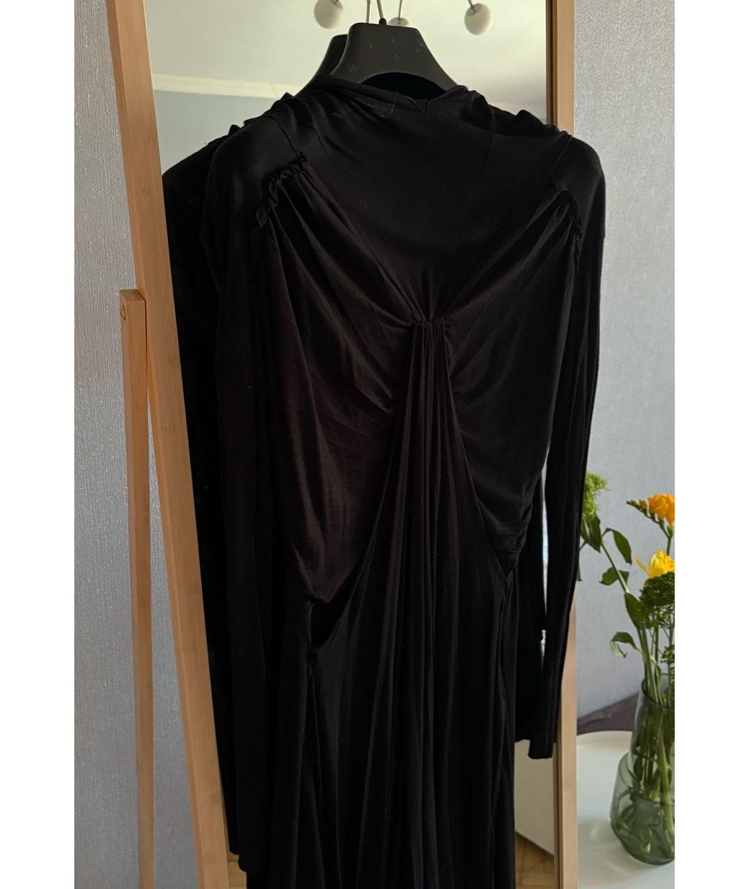 GIVENCHY Черное вискозное вечернее платье, фото 4