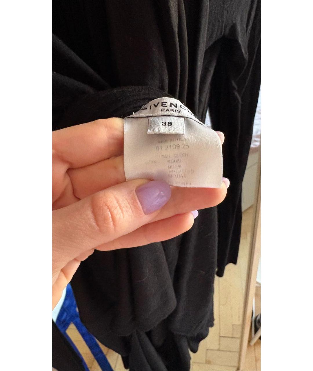 GIVENCHY Черное вискозное вечернее платье, фото 6