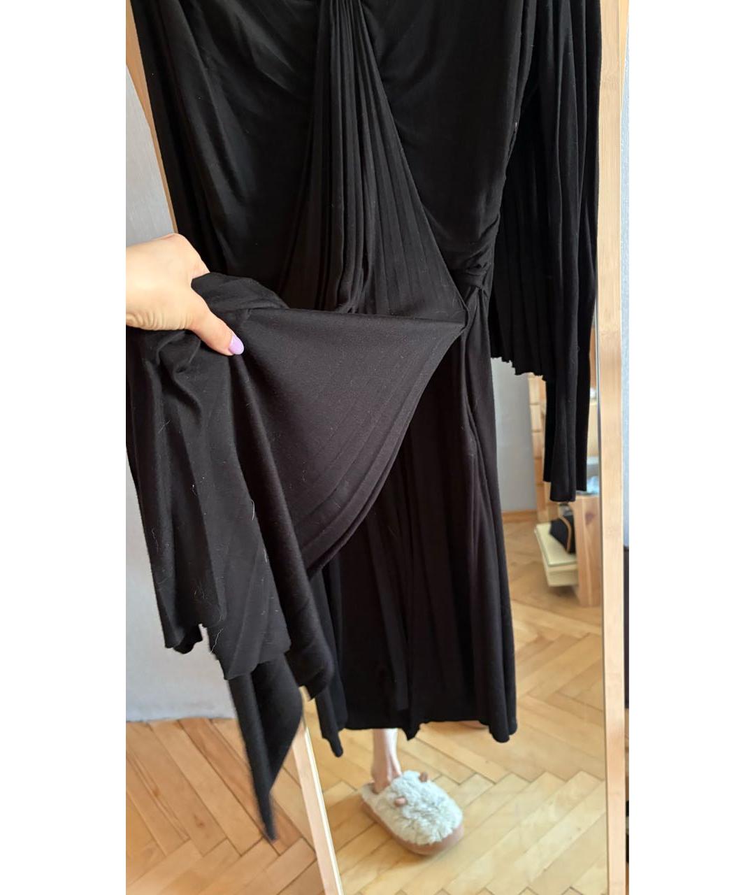 GIVENCHY Черное вискозное вечернее платье, фото 8