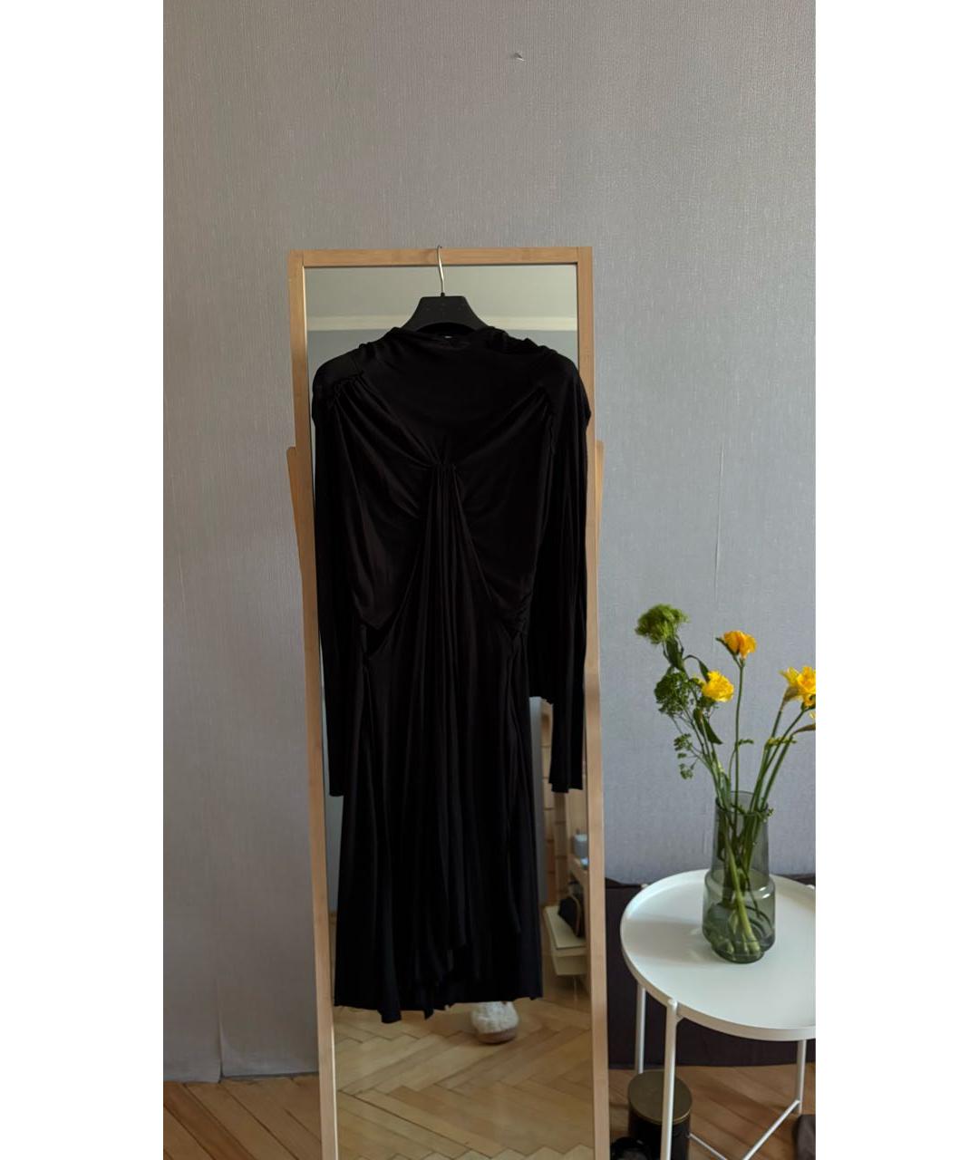 GIVENCHY Черное вискозное вечернее платье, фото 2