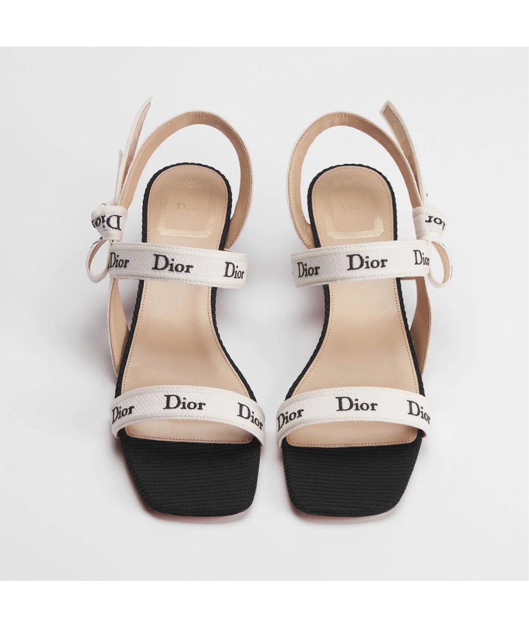 CHRISTIAN DIOR Черные босоножки, фото 2