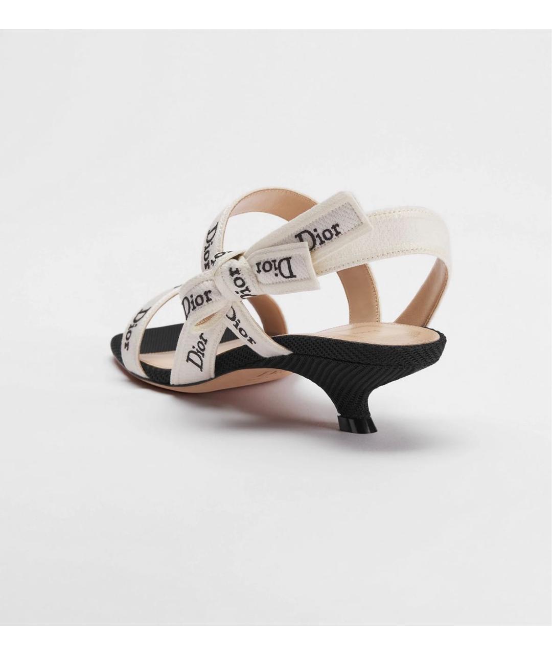 CHRISTIAN DIOR Черные босоножки, фото 3