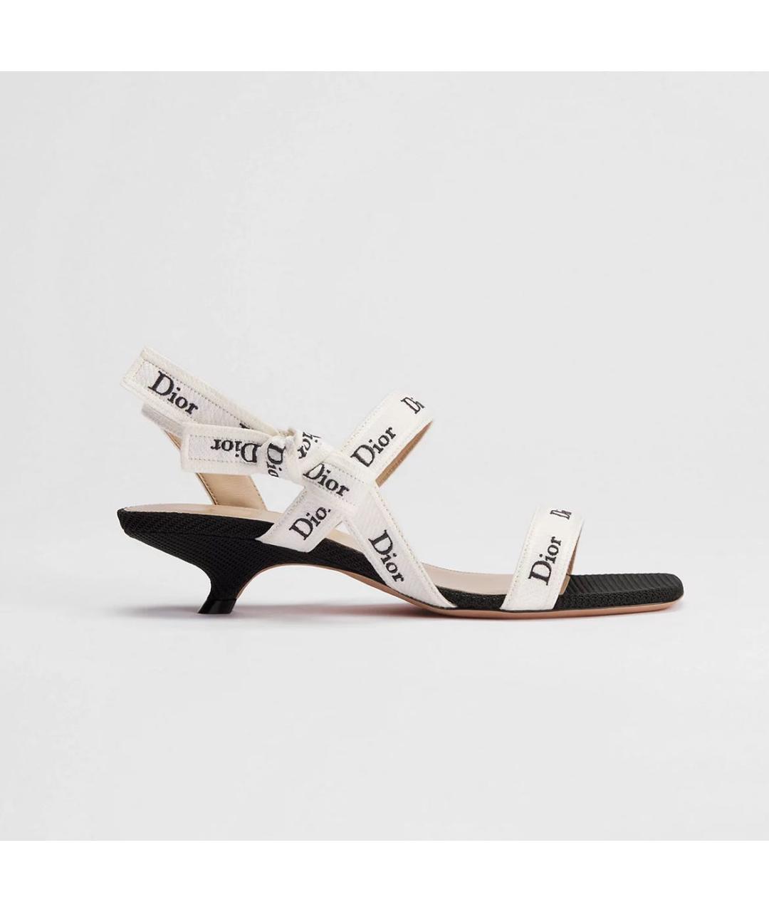 CHRISTIAN DIOR Черные босоножки, фото 6