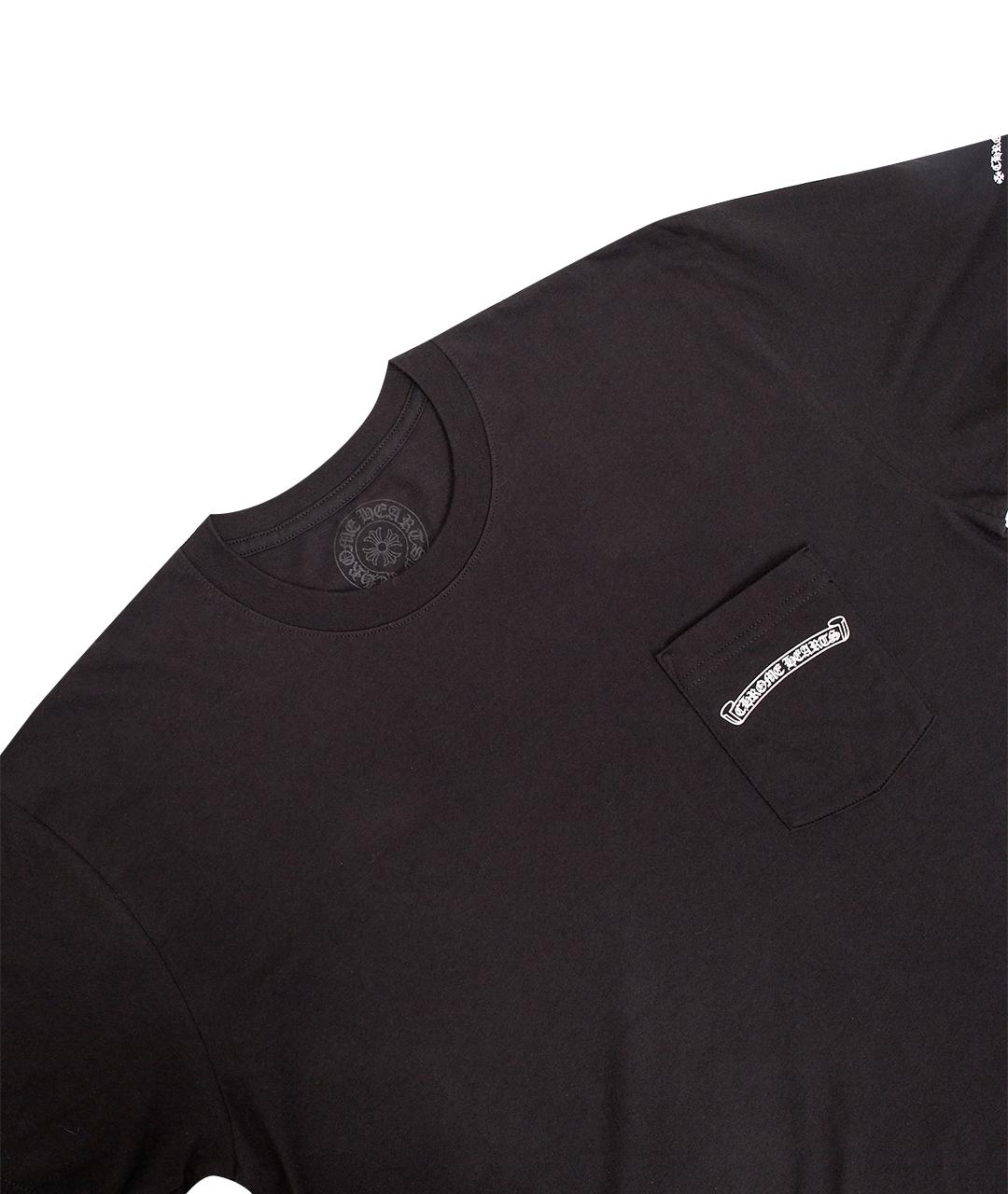 CHROME HEARTS Черная хлопковая футболка, фото 6