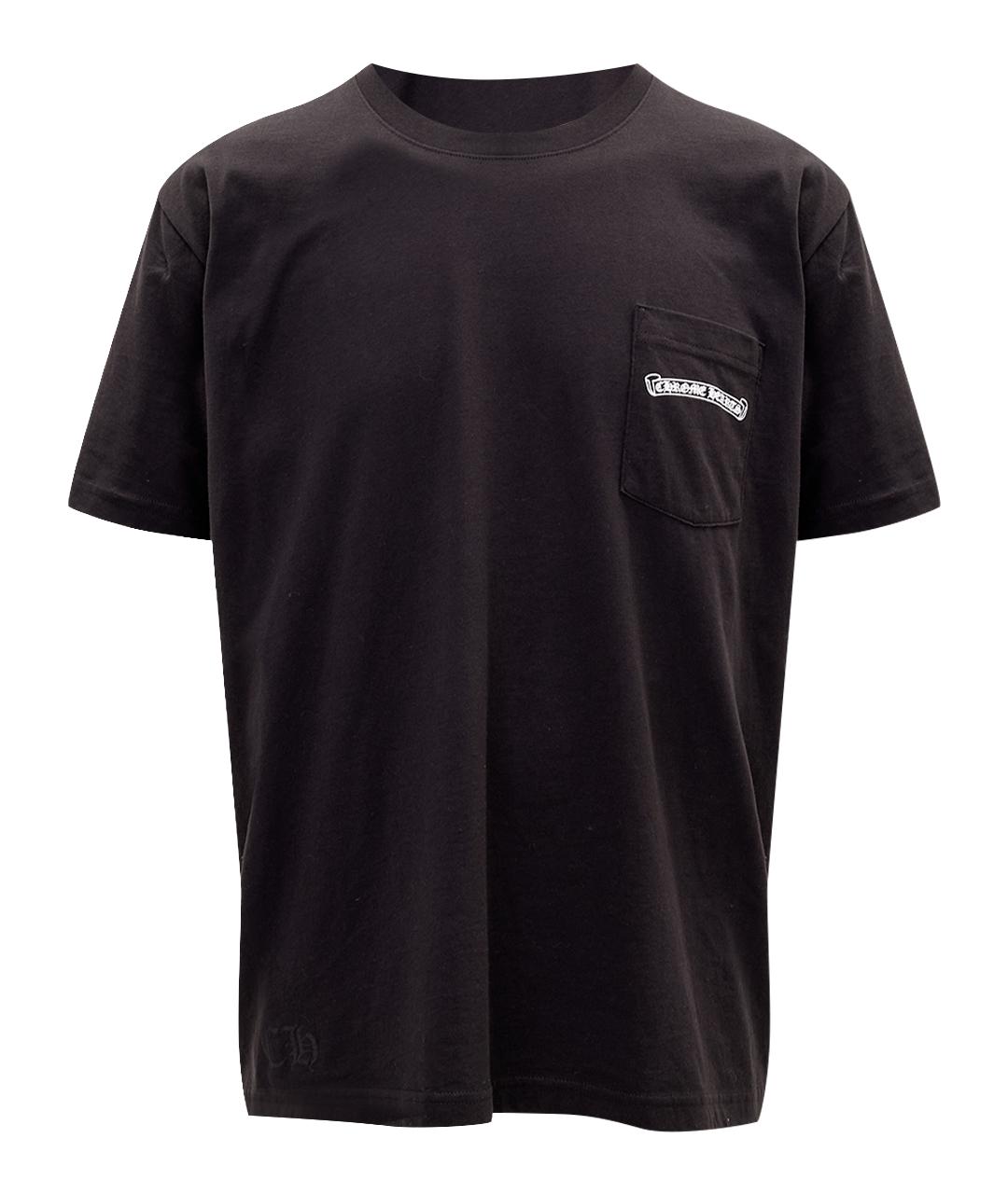 CHROME HEARTS Черная хлопковая футболка, фото 1