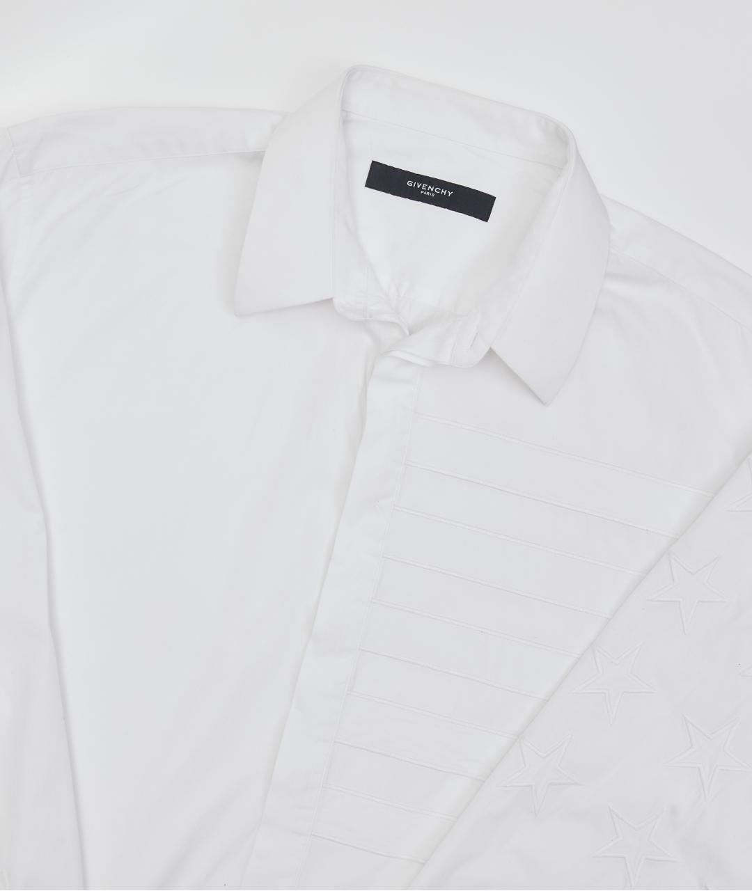 GIVENCHY Белая хлопковая кэжуал рубашка, фото 3