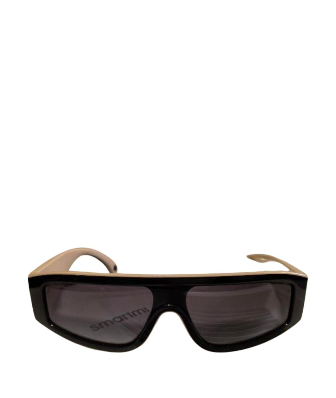 CHANEL Черные пластиковые солнцезащитные очки, фото 1