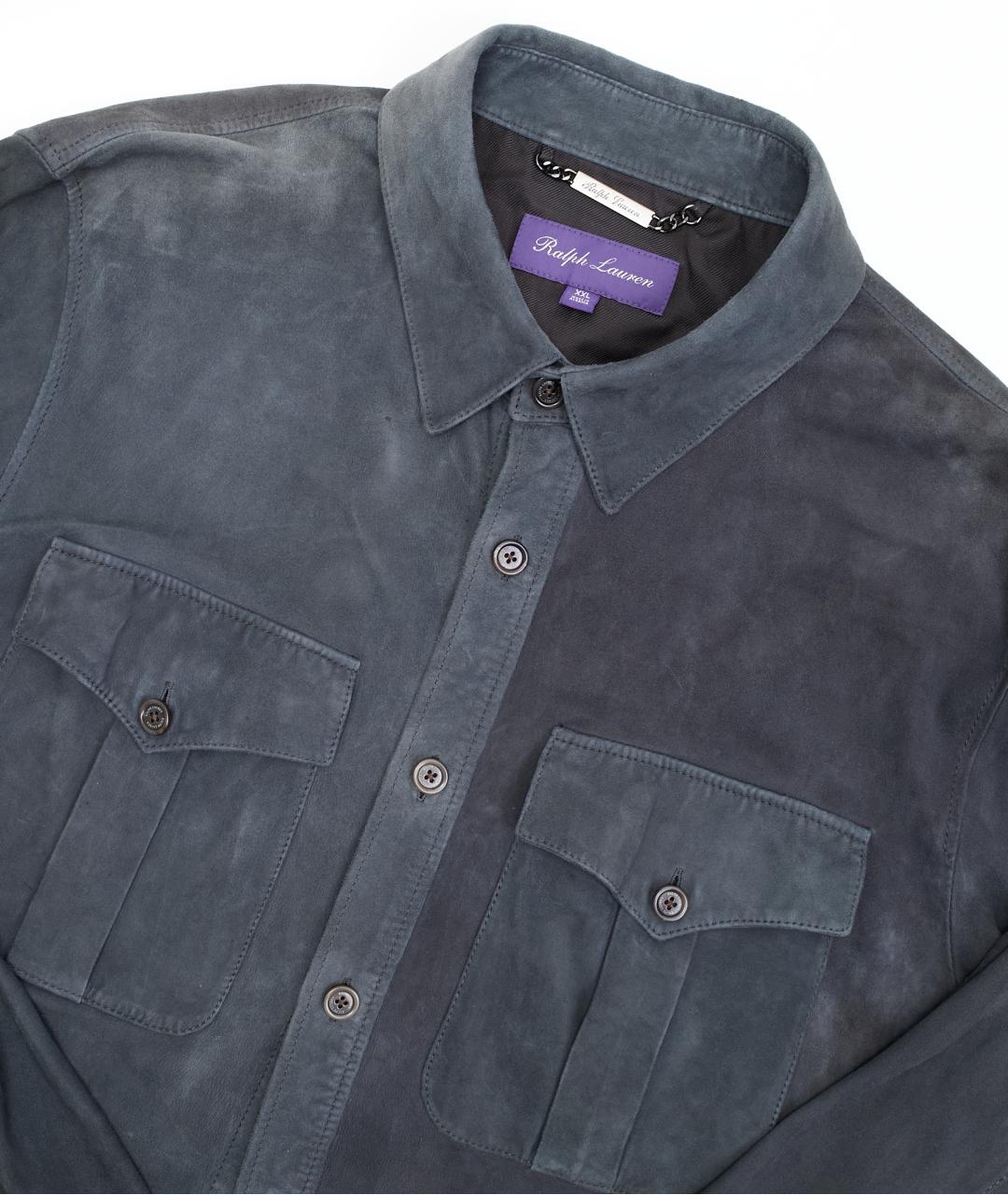 RALPH LAUREN Зеленая хлопковая кэжуал рубашка, фото 3