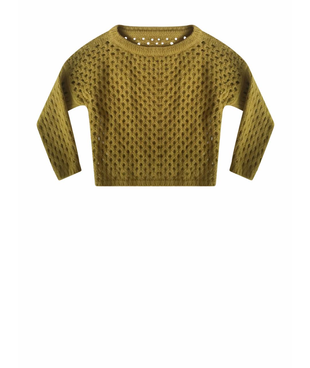 MARELLA Горчичный джемпер / свитер, фото 1