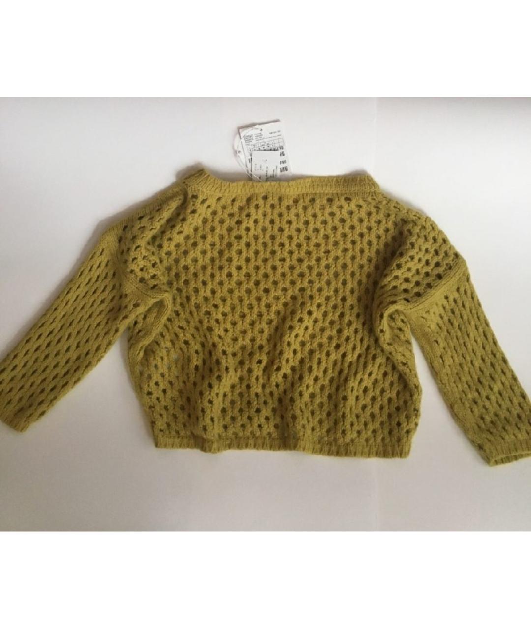 MARELLA Горчичный джемпер / свитер, фото 3