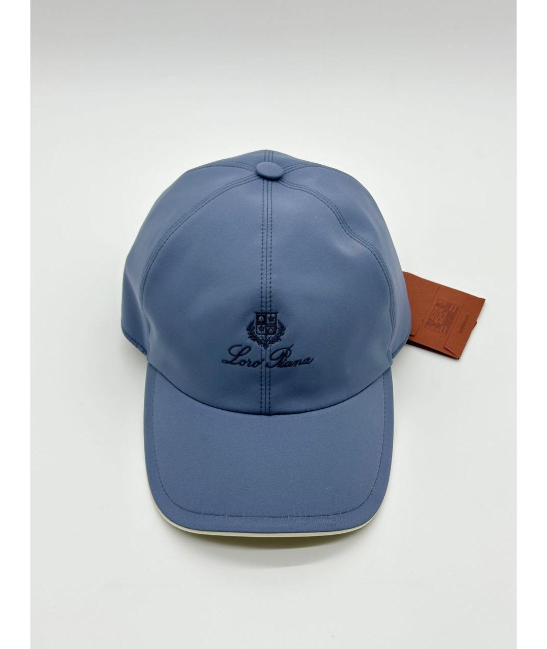 LORO PIANA Голубая кепка/бейсболка, фото 4