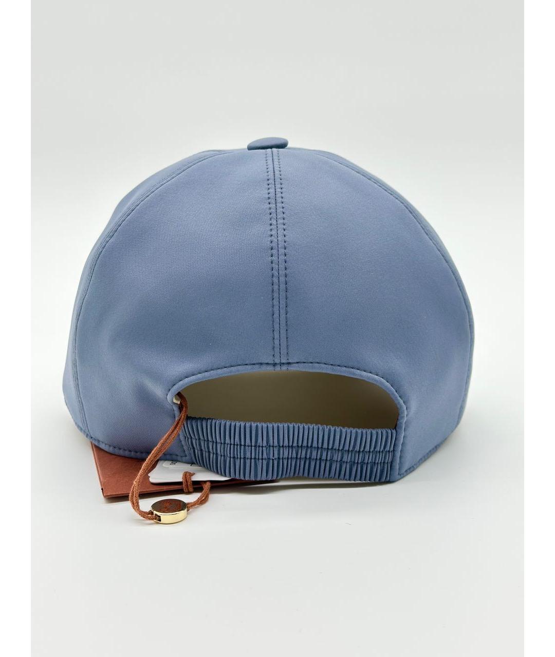 LORO PIANA Голубая кепка/бейсболка, фото 2