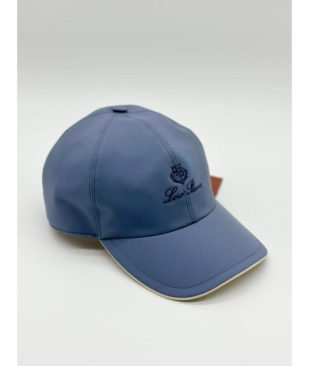 LORO PIANA Голубая кепка/бейсболка, фото 5