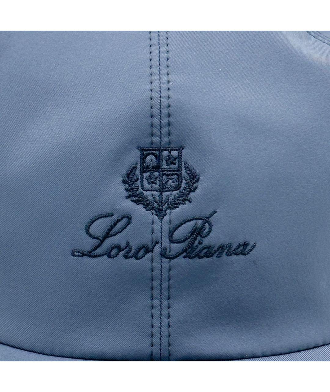 LORO PIANA Голубая кепка/бейсболка, фото 3