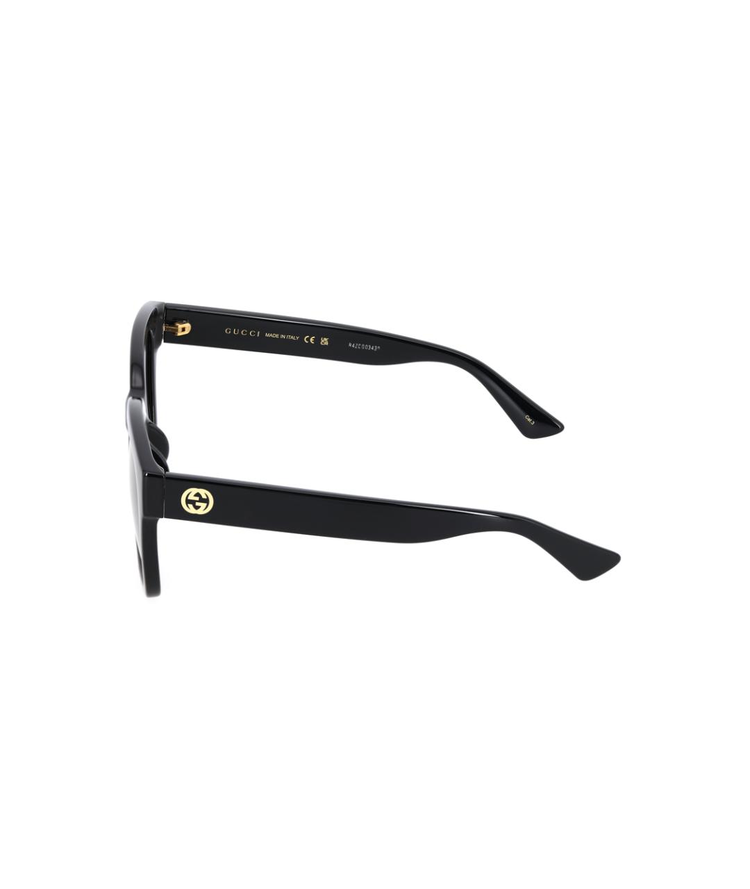 GUCCI Черные пластиковые солнцезащитные очки, фото 3
