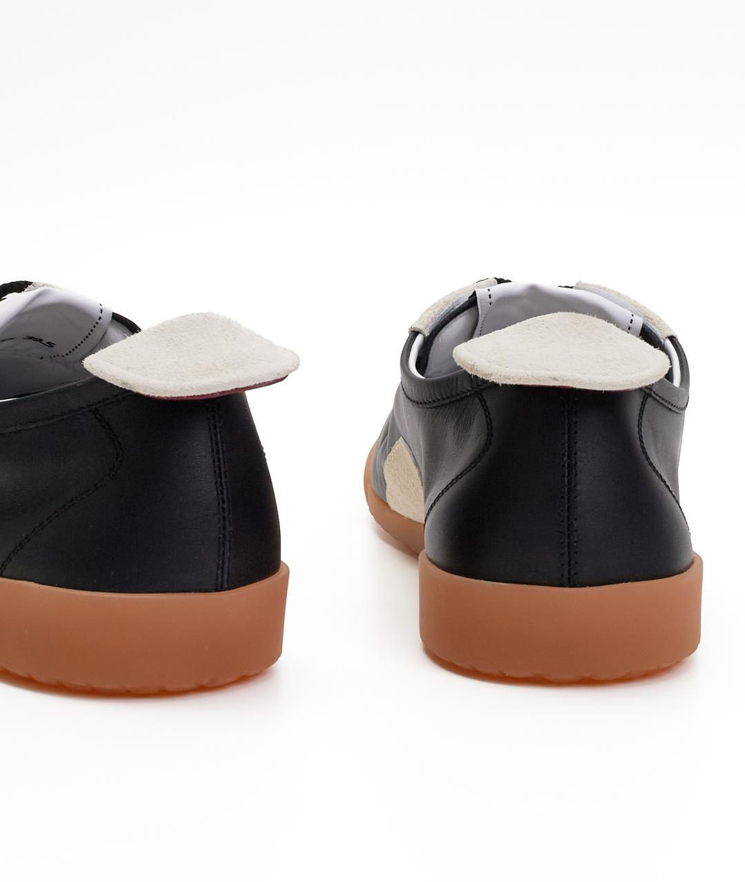 CHANEL Черные кожаные кеды, фото 4