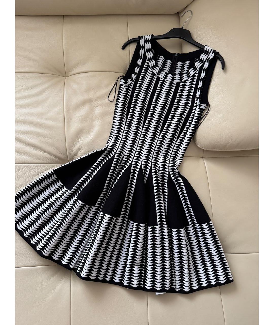 ALAIA Черное шерстяное повседневное платье, фото 9