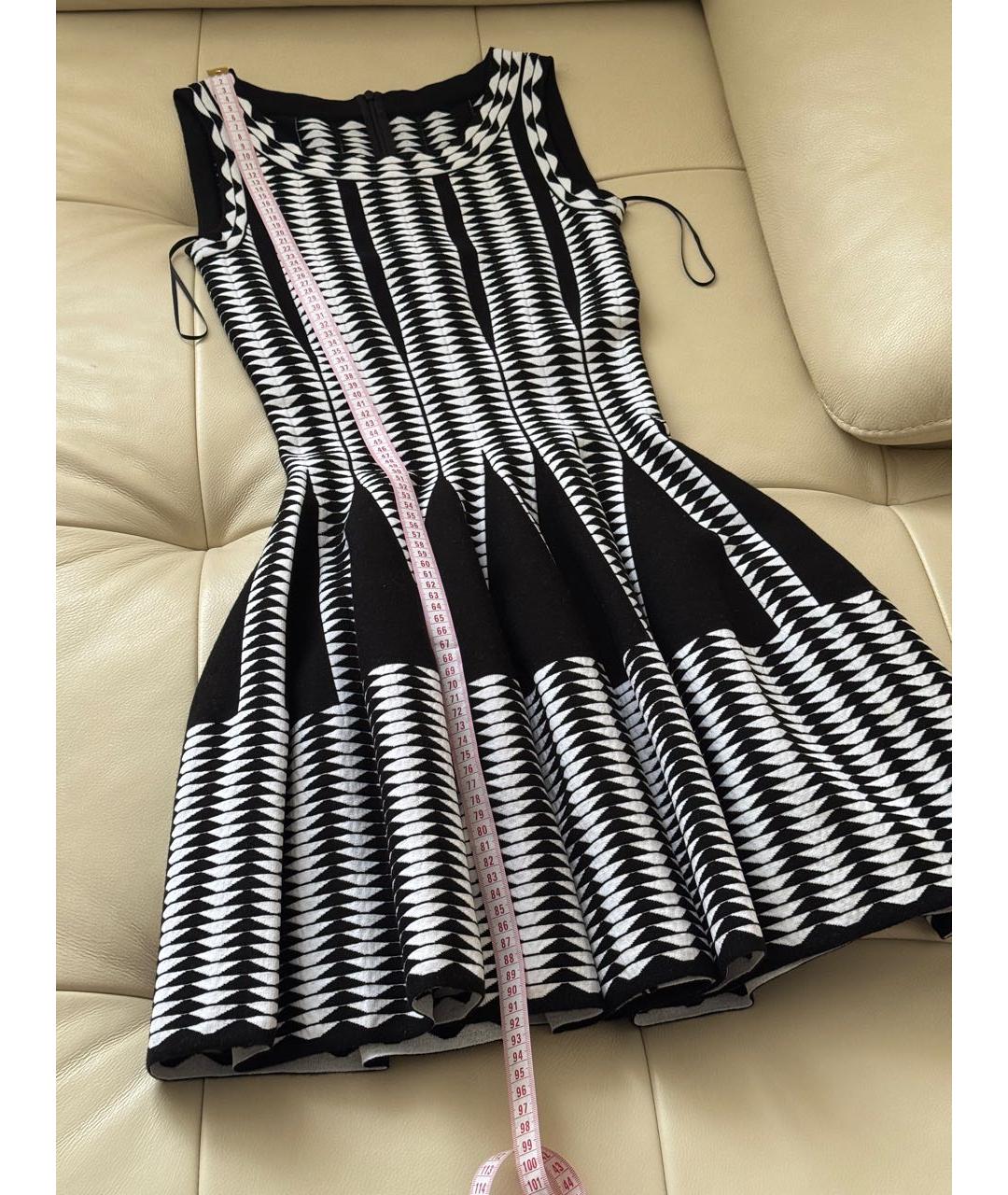 ALAIA Черное шерстяное повседневное платье, фото 8