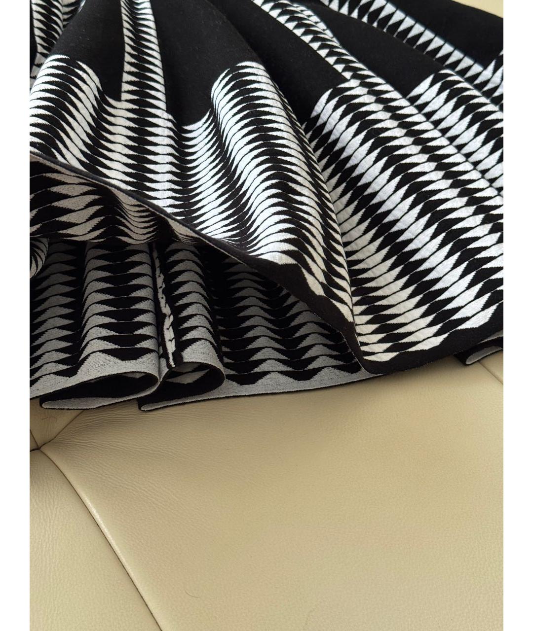 ALAIA Черное шерстяное повседневное платье, фото 3