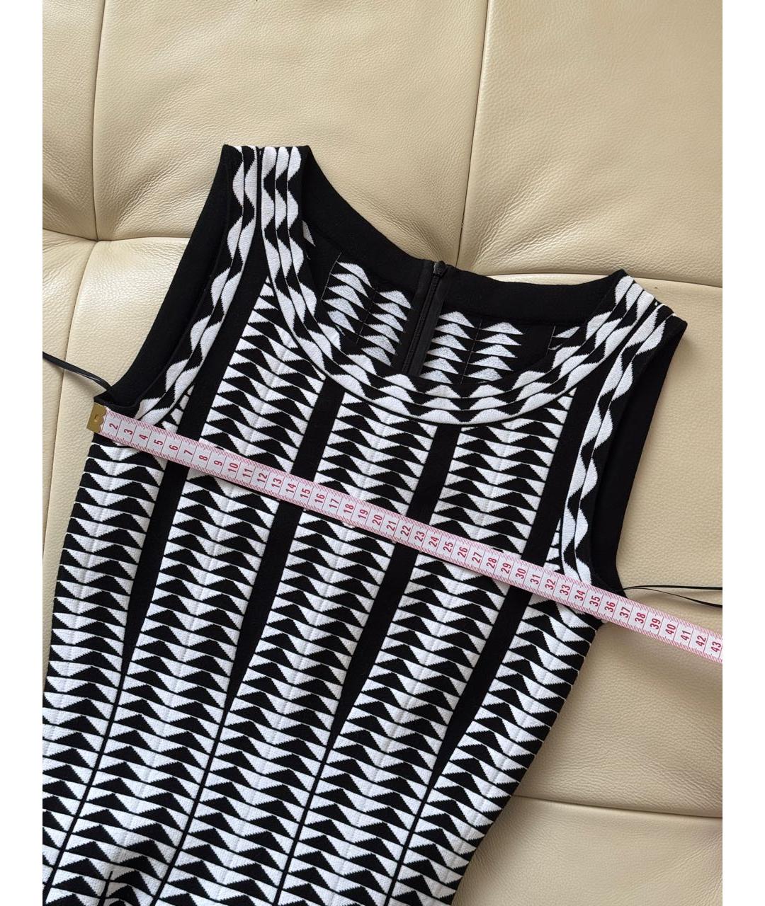 ALAIA Черное шерстяное повседневное платье, фото 6