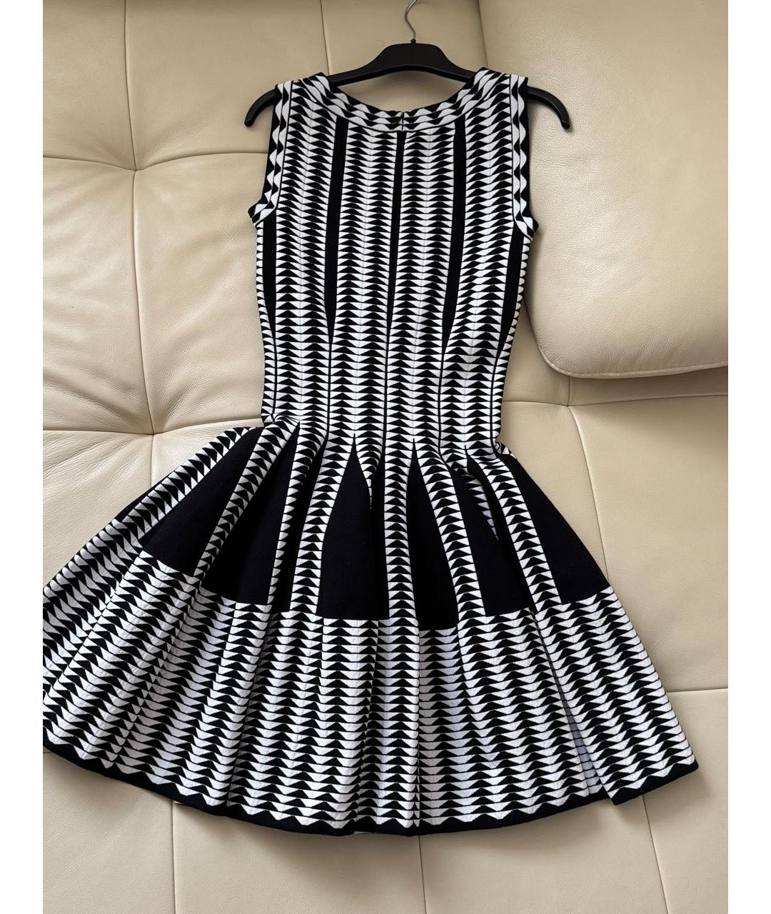 ALAIA Черное шерстяное повседневное платье, фото 5