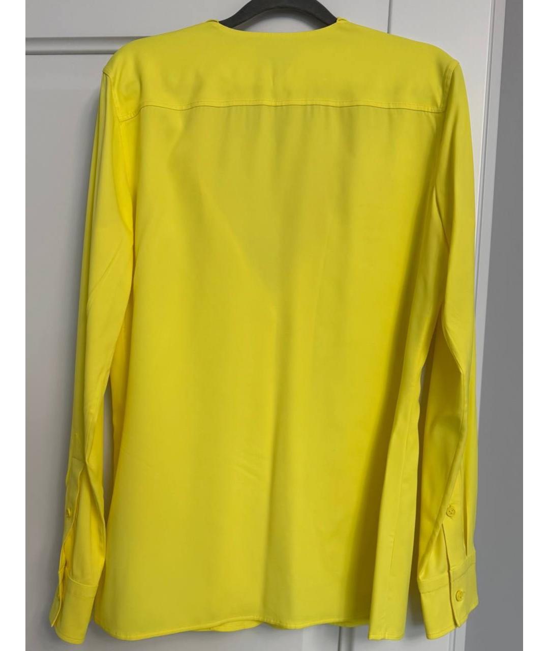 BOTTEGA VENETA Желтая вискозная блузы, фото 2