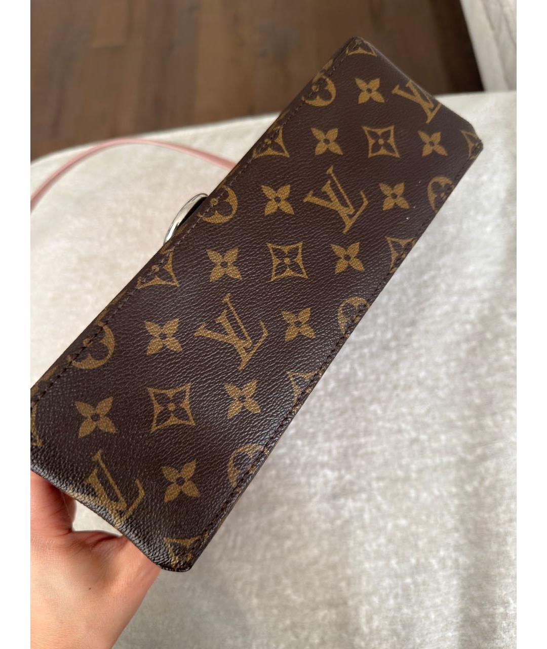 LOUIS VUITTON Розовая кожаная сумка через плечо, фото 6