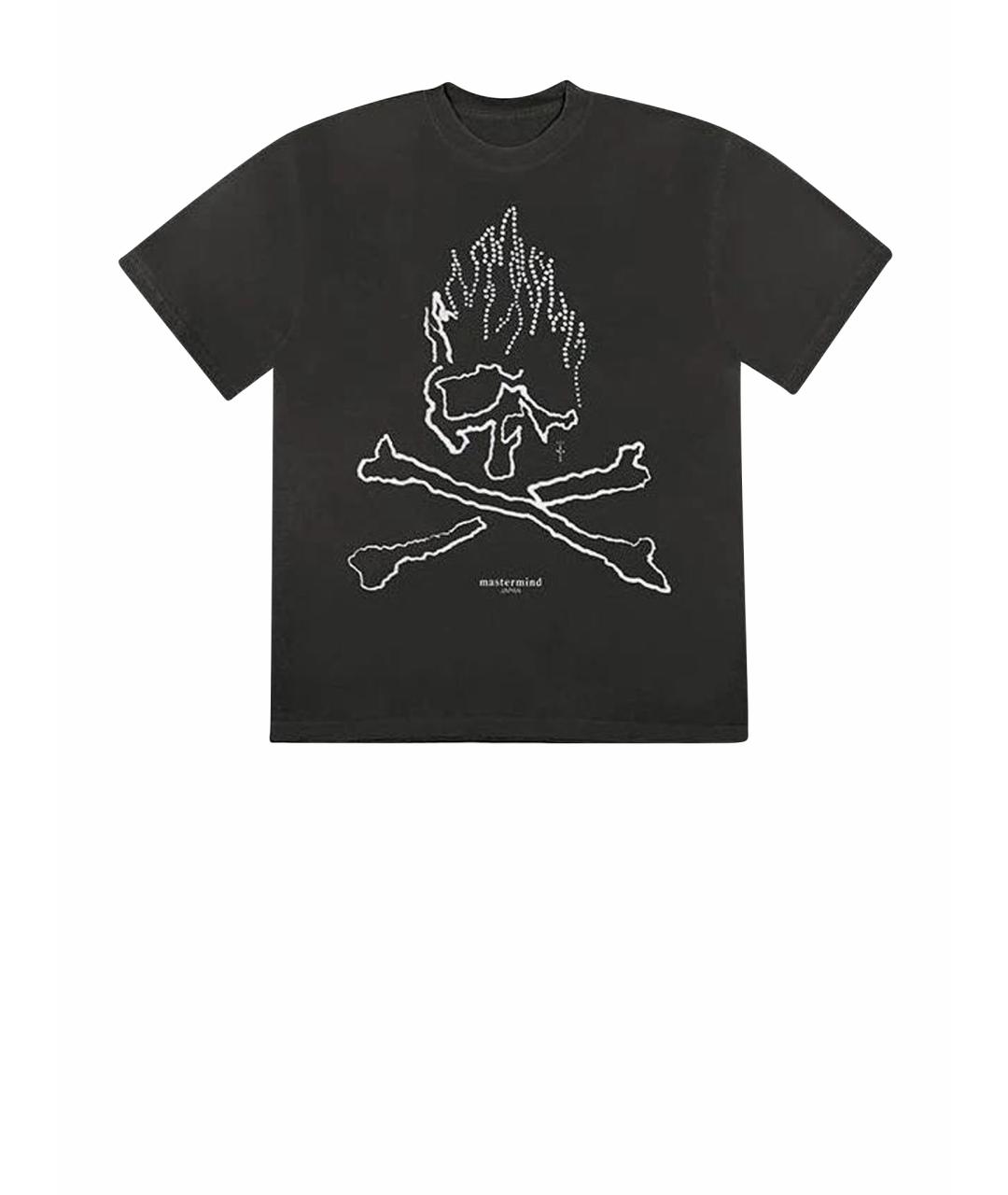 MASTERMIND JAPAN Черная хлопковая футболка, фото 1