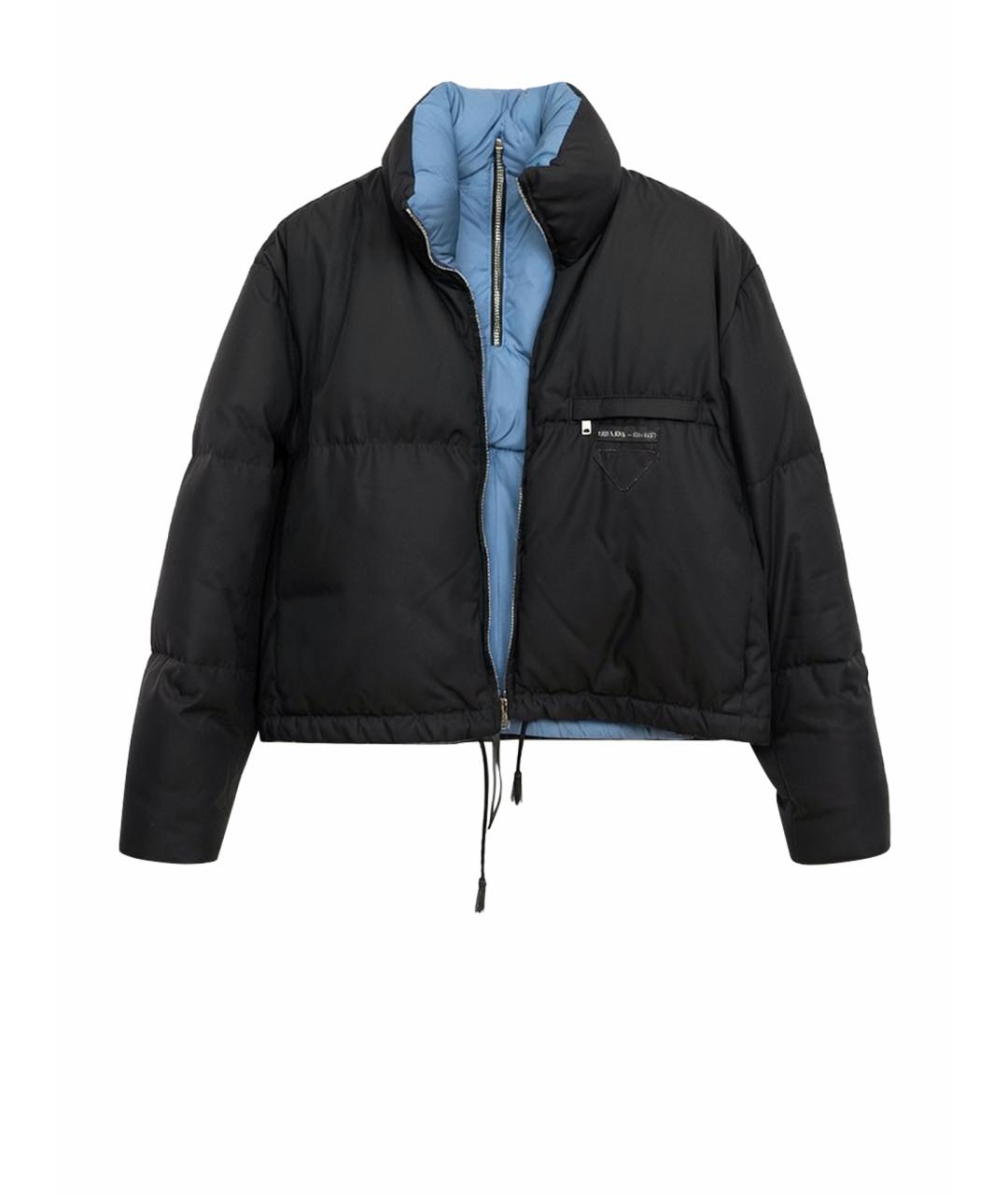 PRADA Черная полиамидовая куртка, фото 1