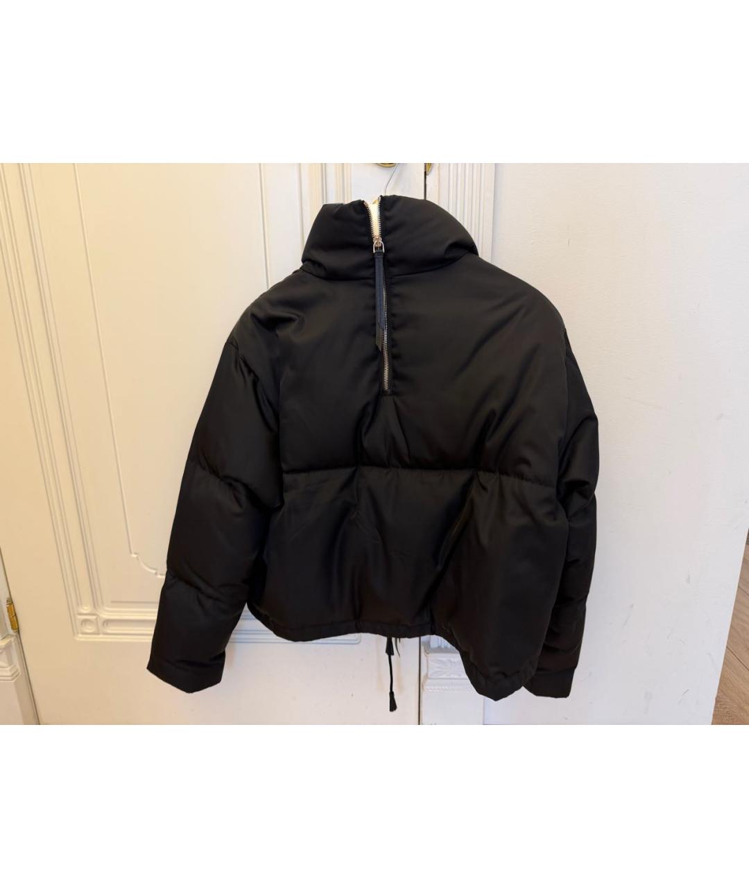 PRADA Черная полиамидовая куртка, фото 2