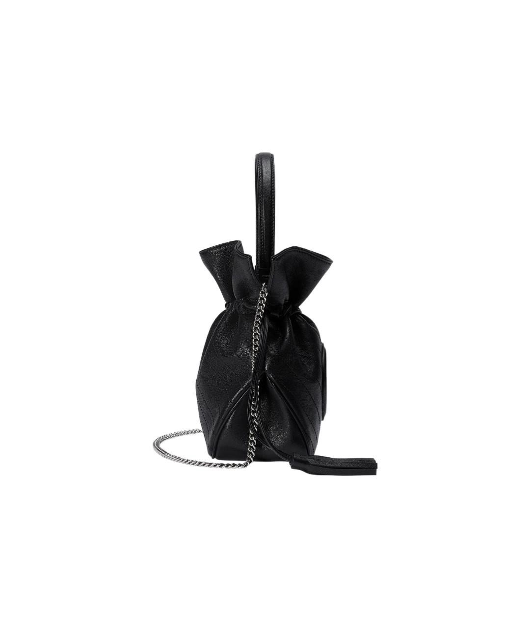 GUCCI Черная кожаная сумка через плечо, фото 4