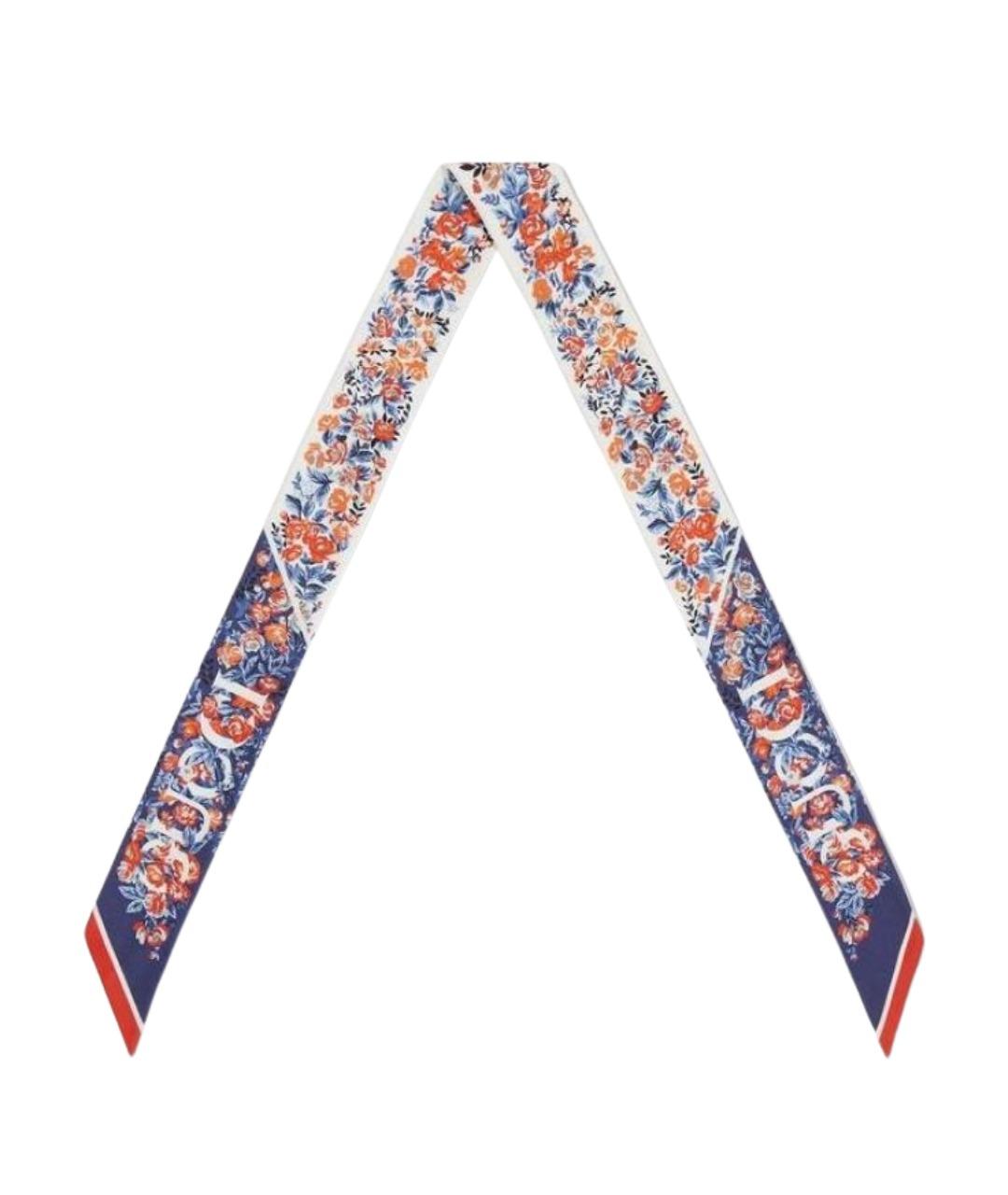 GUCCI Мульти шелковый шарф, фото 1