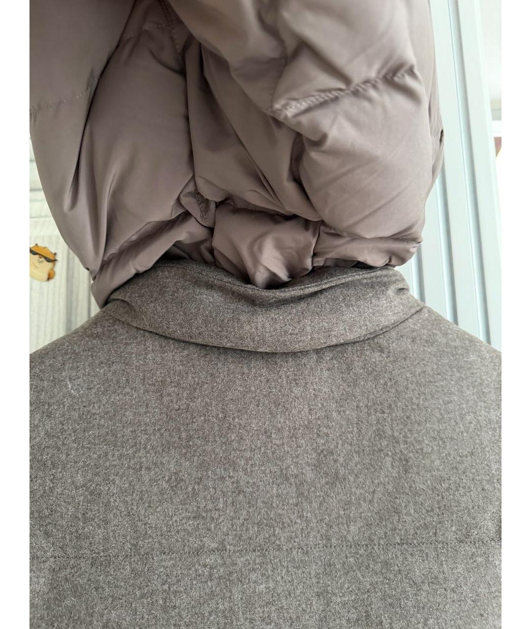 12 STOREEZ Коричневый кашемировый жилет, фото 5