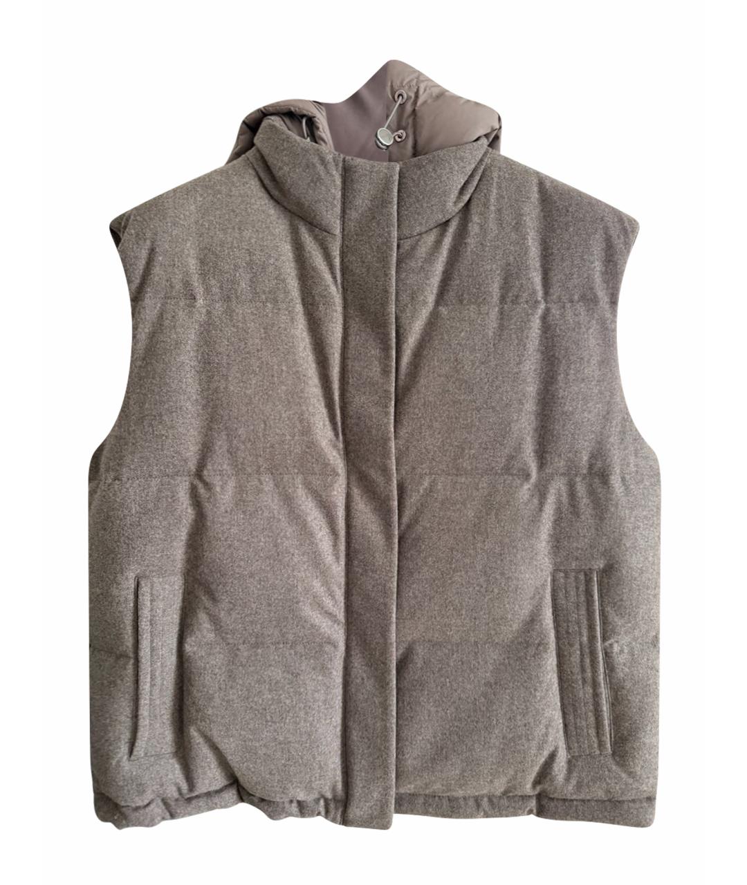 12 STOREEZ Коричневый кашемировый жилет, фото 1