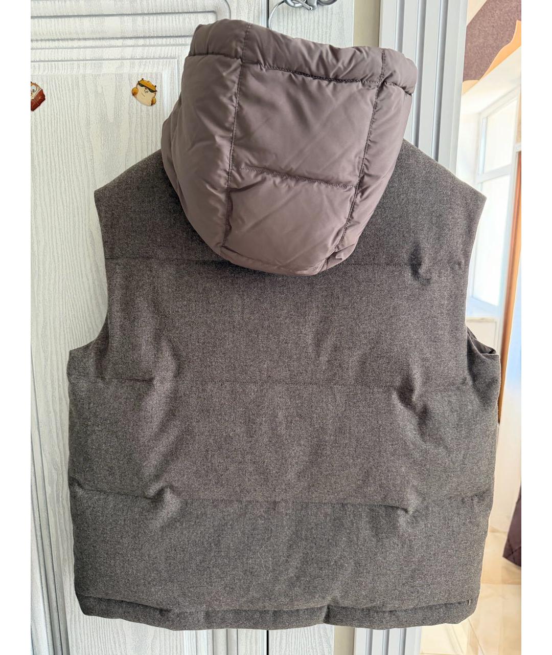 12 STOREEZ Коричневый кашемировый жилет, фото 2