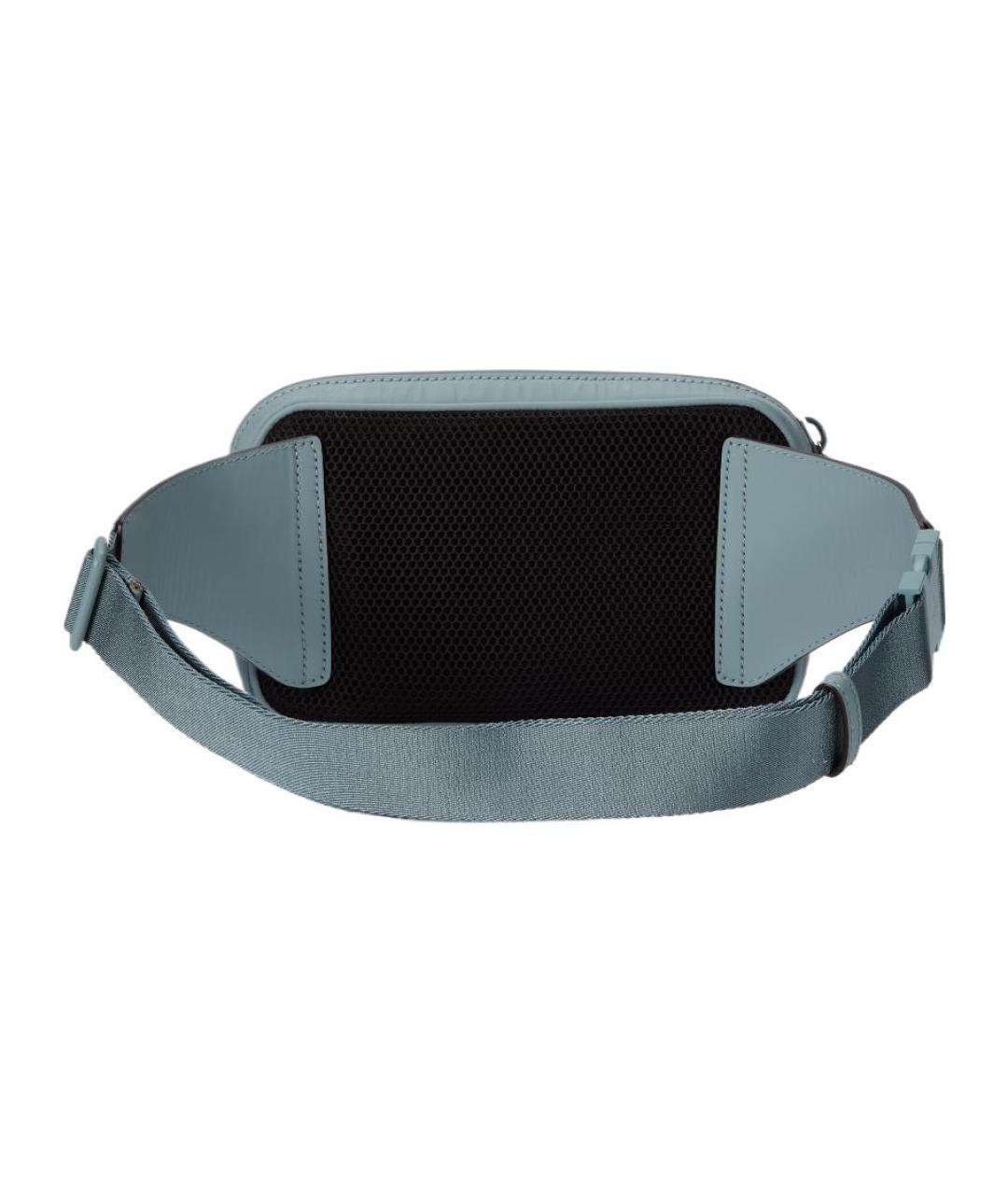 GUCCI Голубая поясная сумка, фото 4