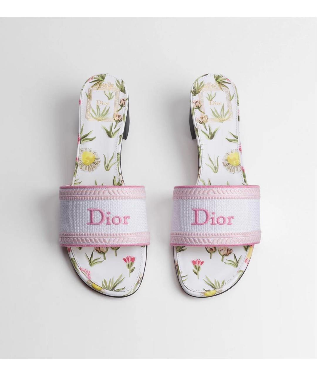 CHRISTIAN DIOR Белые мюли, фото 3