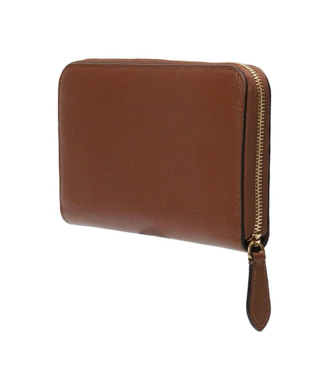 BURBERRY Коричневый кожаный кошелек, фото 2