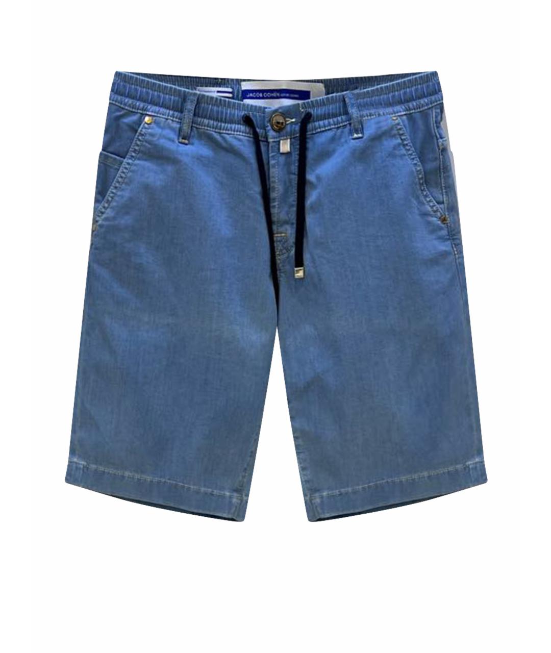 JACOB COHEN Голубые хлопковые шорты, фото 4
