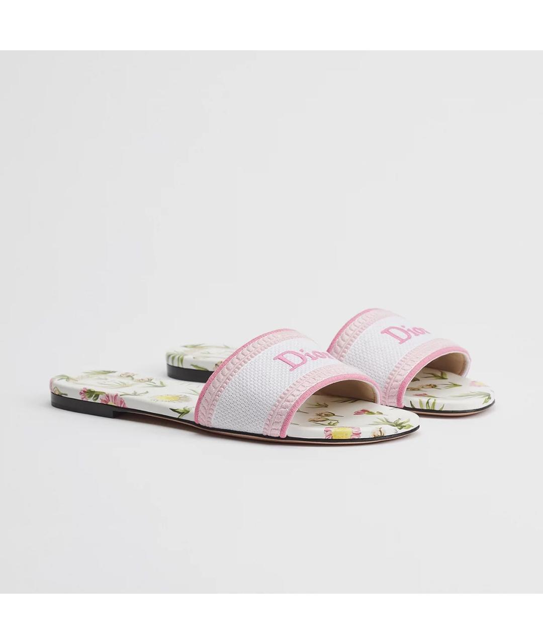 CHRISTIAN DIOR Белые мюли, фото 5