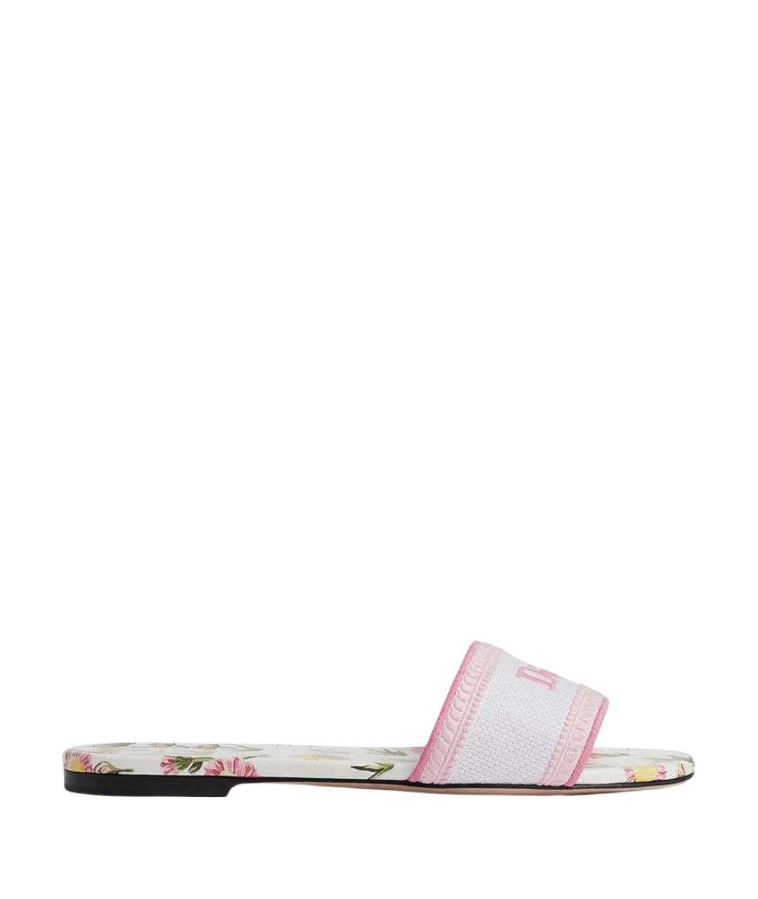 CHRISTIAN DIOR Белые мюли, фото 1