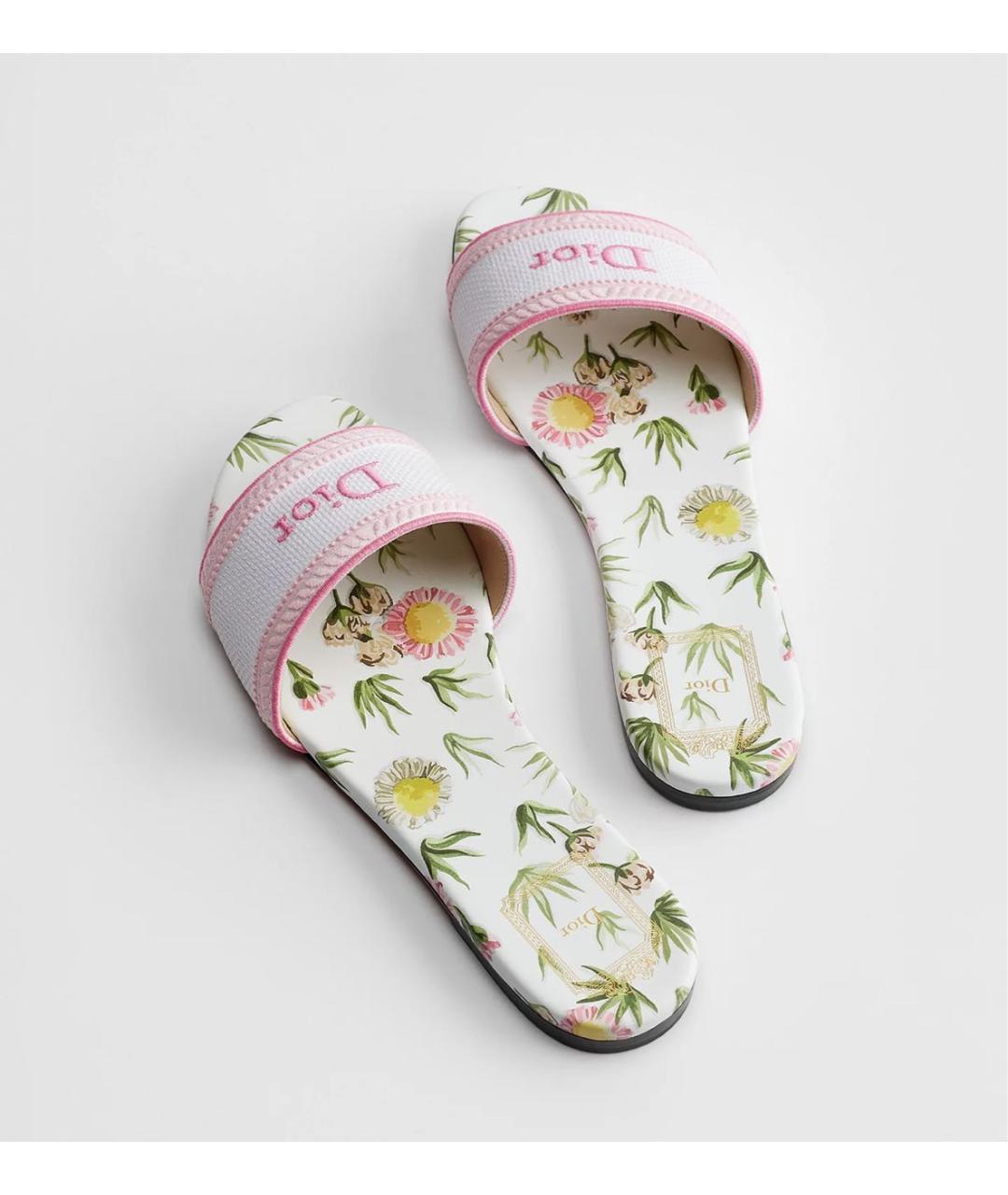 CHRISTIAN DIOR Белые мюли, фото 3