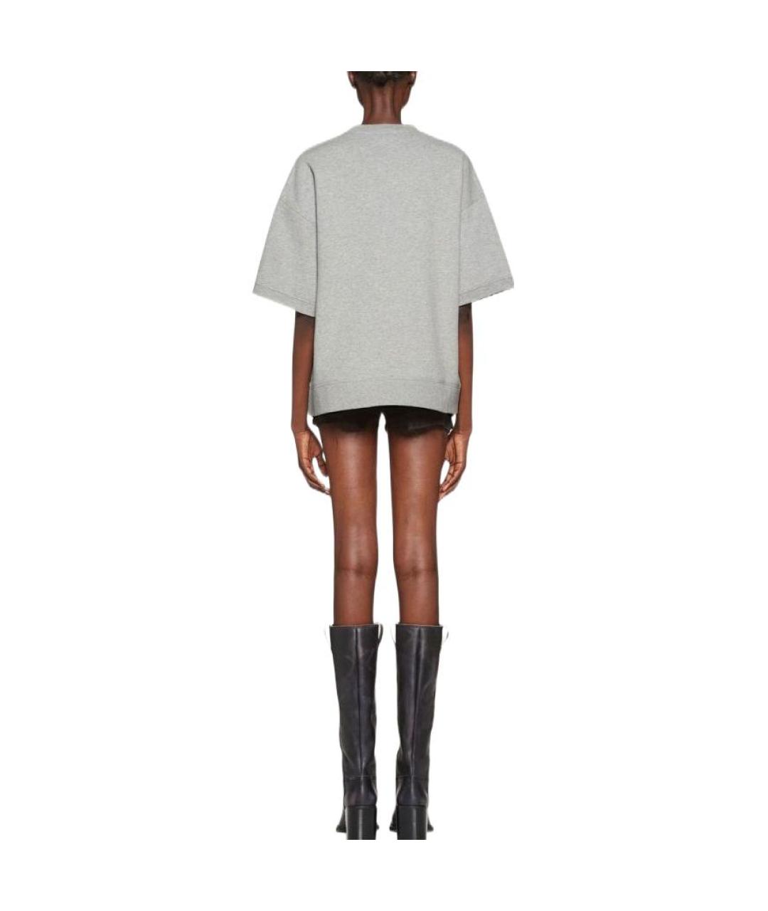 MIU MIU Серая футболка, фото 3