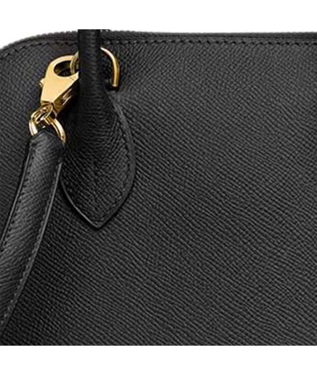 HERMES Черная кожаная сумка через плечо, фото 4