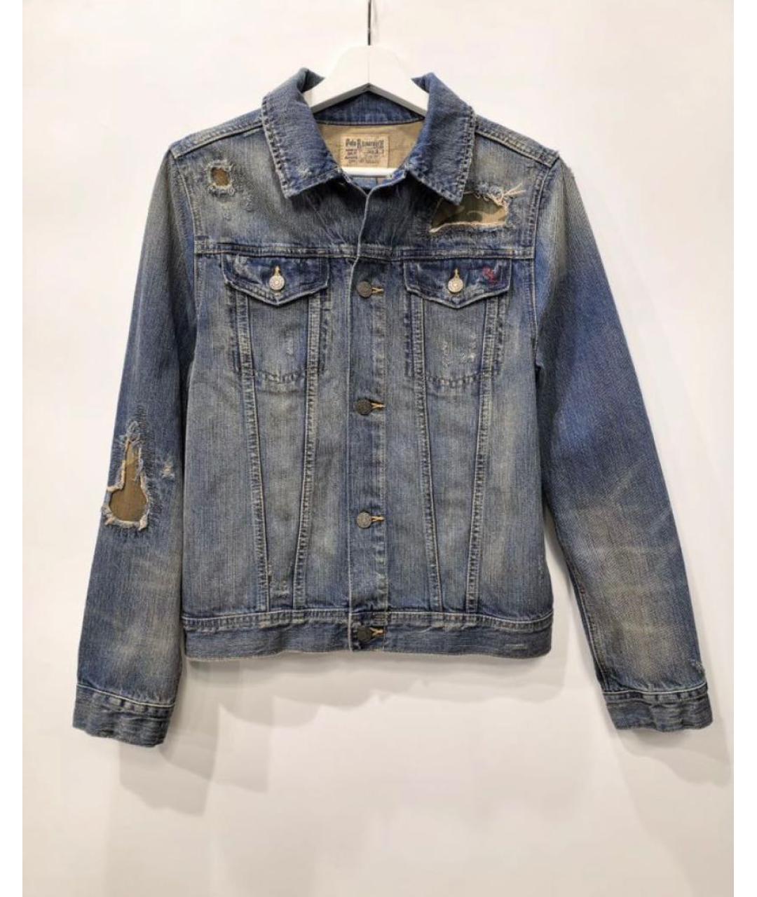 POLO RALPH LAUREN Темно-синяя деним куртка, фото 7