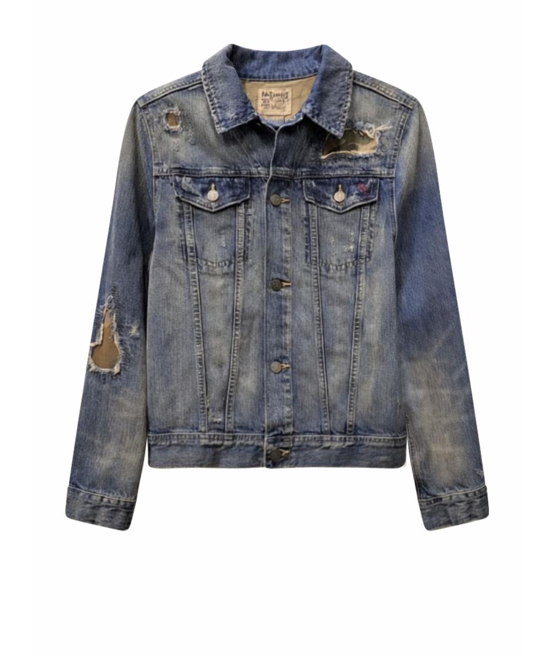 POLO RALPH LAUREN Темно-синяя деним куртка, фото 1