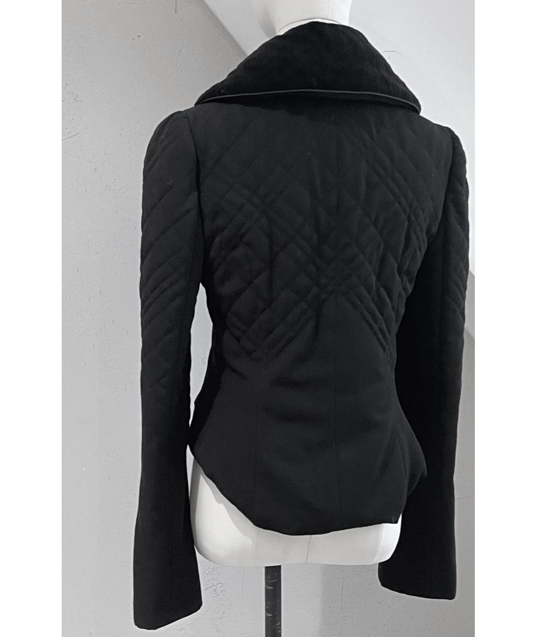 CHANEL Черный шерстяной жакет/пиджак, фото 8